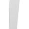 Ekena Millwork 5 1/2-in. W x 14-in. D x 18-in. H Traditional Architectural Grade PVC Knee Brace BRCP055X14X18TRA - alternate 2
